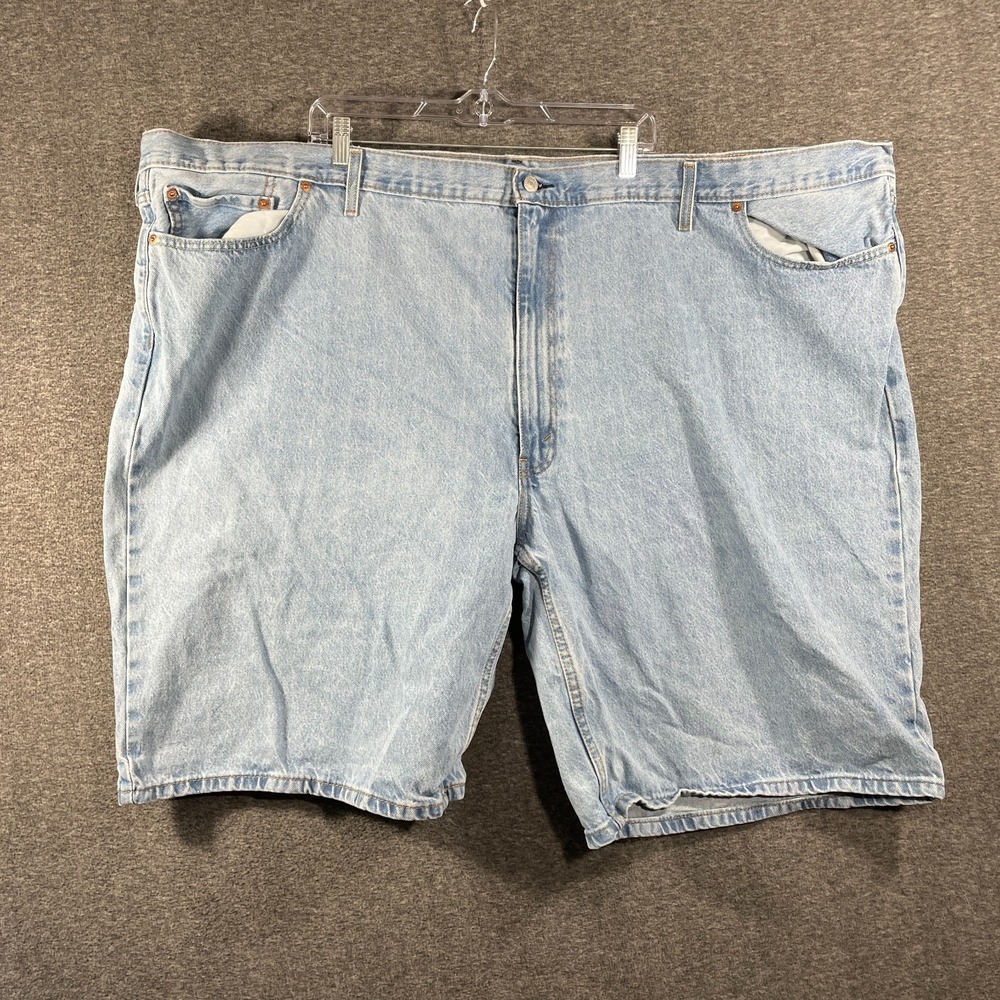 Levi's 469 Loose Denim Shorts Mens 60 Blue Big & Tall